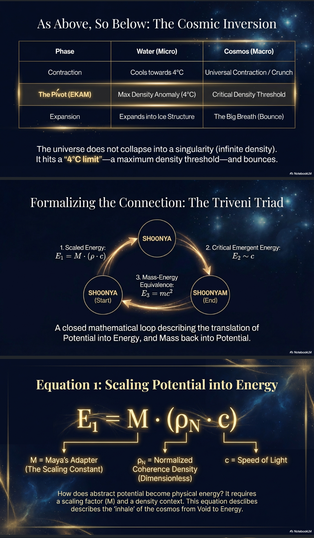 The Cosmic Cycle: Linking Ancient Wisdom with Scientific Processes